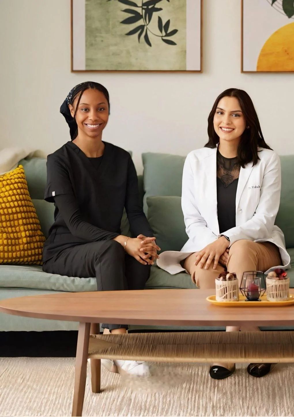 Dr. Vishala Patel with team at Edge Dental Designs